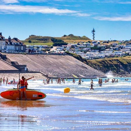  Côté Plage   appartement face mer Le Portel Esterno foto